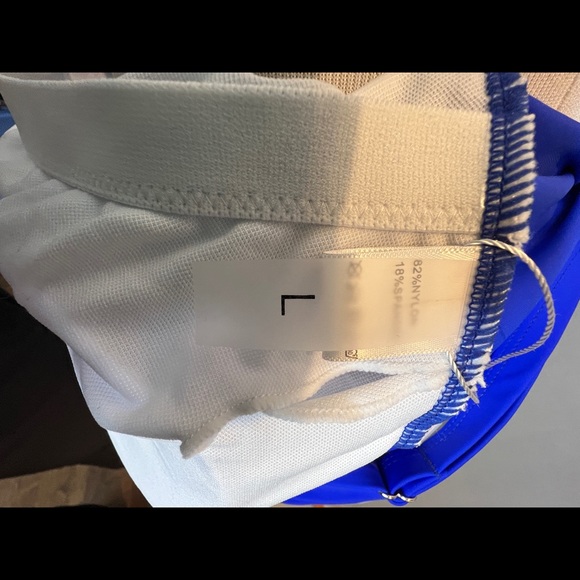 2/$30 Swimsuit High Neck Slimming Full Coverage Lined Colorful Sheer Sexy New LG - Picture 9 of 17